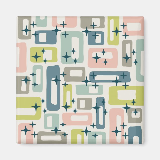 Retro Mid Century Modern Magnet (Vorne)