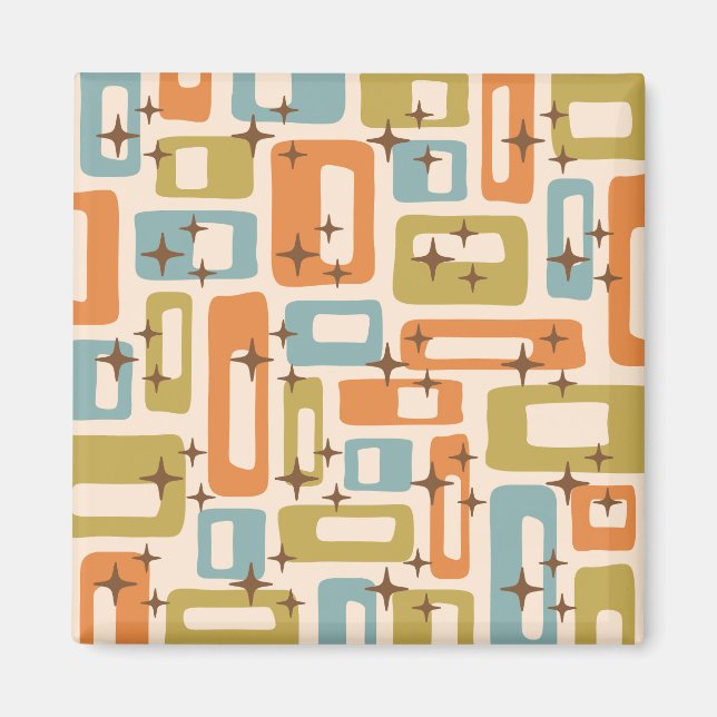 Retro Mid Century Modern Magnet (Vorne)
