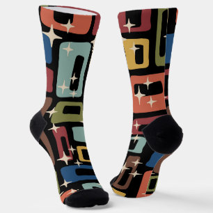 Retro Mid Century Modern Socken