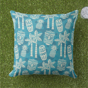 Retro-Mid-Century-Modern-Tiki-Muster Kissen
