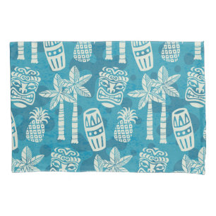 Retro-Mid-Century-Modern-Tiki-Muster Kissenbezug