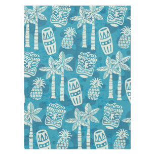Retro-Mid-Century-Modern-Tiki-Muster Tischdecke
