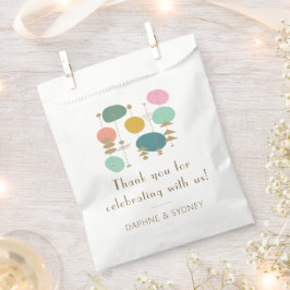 Retro Mid Century Moderne Brauerei Vielen Dank Geschenktütchen