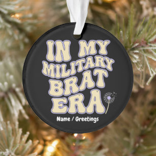 Retro-Militär-Gomperlepsepoche Groovy Löwenzahn Li Ornament