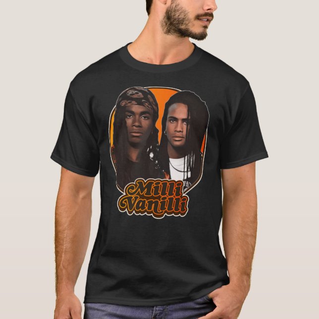 Retro Milli Vanilli Tribute Classic T - Shirt (Vorderseite)