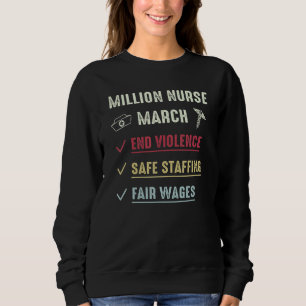 Retro Million Krankenversicherung März 2022 12 Mai Sweatshirt