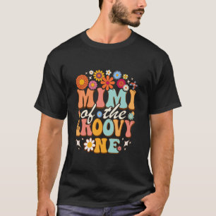 Retro Mimi der Groovy One Matching Family Birth T-Shirt
