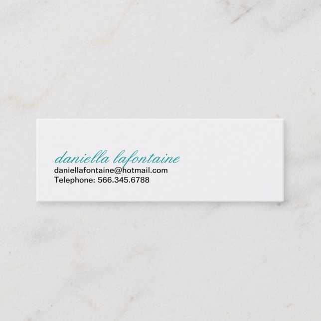 Retro Mini-Nennende Karten (Vorderseite)