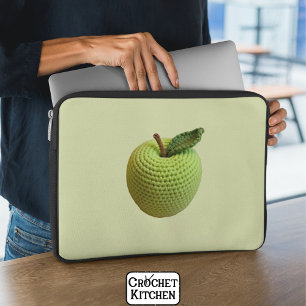 Retro Minimal handgefertigte Fahrzeuge Green Croch Laptopschutzhülle
