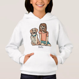 Retro minimalistische phantastische Freundschaft Hoodie