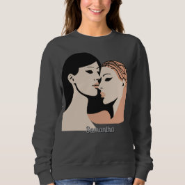 Retro-Minimalistische, unausgesprochene Anleihenfa Sweatshirt