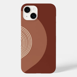 Retro-Minimalistischer Regenbogen Case-Mate iPhone 14 Hülle