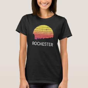 Retro Minnesota Rochester Skyline Vintage Urbane G T-Shirt