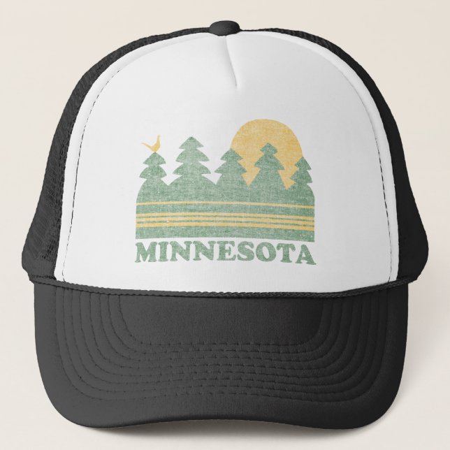Retro Minnesota Truckerkappe (Vorderseite)