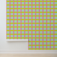 Retro Mint Grün rosa Pastel Geometrie Op Art