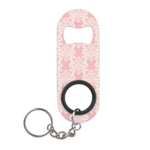 Retro mit Blumendamast Mini Flaschenöffner