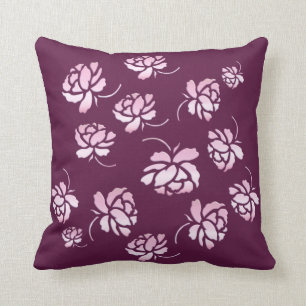 Retro mit Blumenmuster Kissen