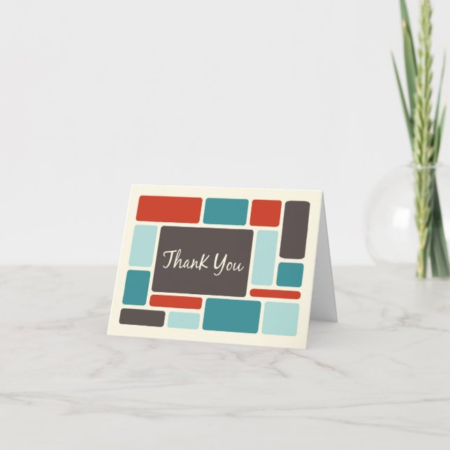 Retro Mitarbeiter-Wertschätzung Großer Job-Karte Dankeskarte (Vorderseite)