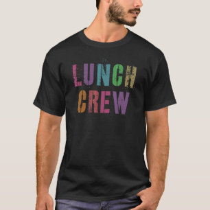 Retro-Mittagessen Crew zurück zum Schulbüro Food S T-Shirt