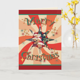 Retro Mitte des Jahrhunderts Dein Familienfoto und Karte