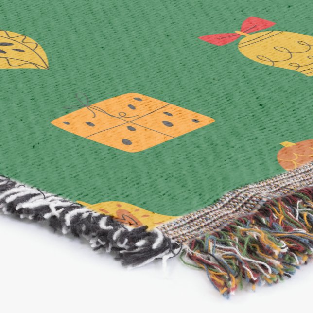 Retro Mitte des Jahrhunderts Moderne Weihnachtssym Decke (Ecke)