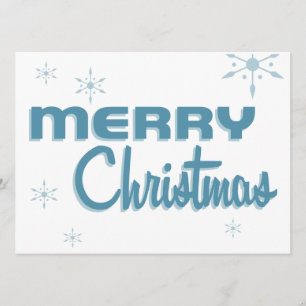 Retro Mitte des Jahrhunderts Weihnachtszeit Party  Einladung