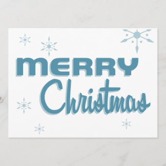 Retro Mitte des Jahrhunderts Weihnachtszeit Party  Einladung