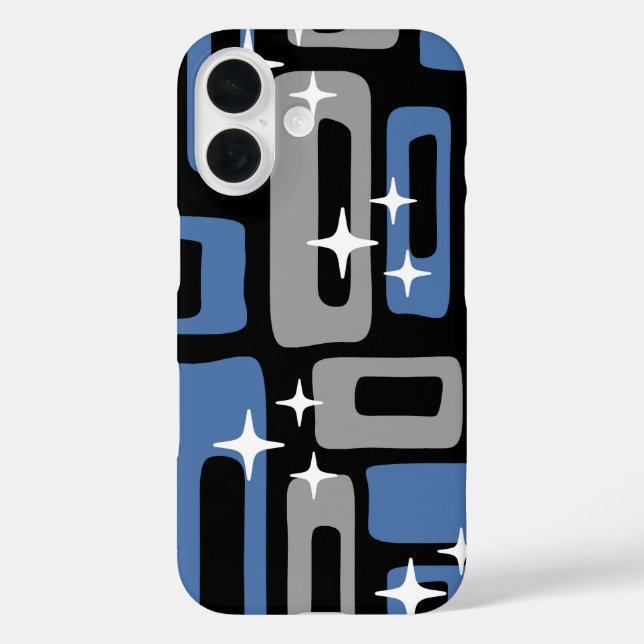 Retro Mitte Jahrhundert Modernes Abstrakt Case-Mate iPhone Hülle (Rückseite)