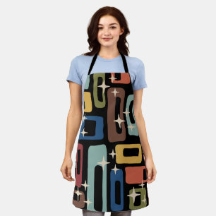Retro Mitte Jahrhundert Modernes Abstrakt Schürze