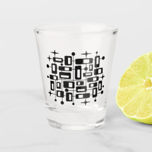 Retro Mitte Jahrhundert Modernes Atomprogramm Abst Schnapsglas