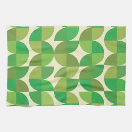 Retro Mitte Jahrhundert Modernes geometrisches Mus Geschirrtuch