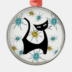 Retro Mittelalter, moderne Katze Ornament Aus Metall