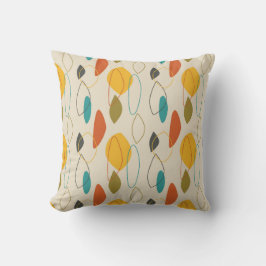 Retro Mittelalter moderner gemusterter Platz 1 Kissen