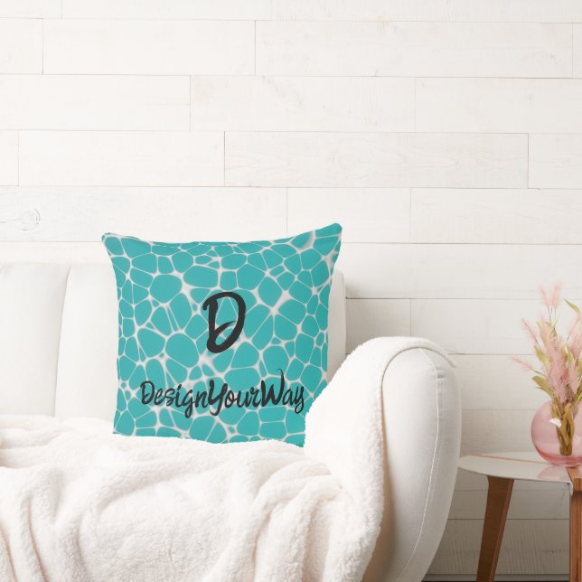 Retro-Mix aus Stil und stilvollem Schlafzimmer Kissen (Liege)