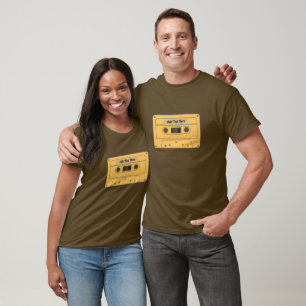 Retro Mix Tape. Personalisierter T - Shirt