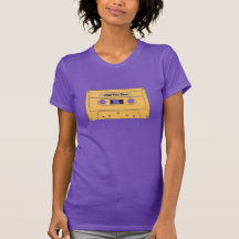 Retro Mix Tape. Personalisierter T - Shirt
