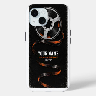 Retro-Mixtape mit individuellem Namen Vintage-iPho Case-Mate iPhone Hülle