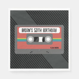 Retro-Mixtape-Party Serviette