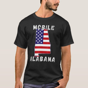 Retro Mobile AL Alabama Apparel Souvenir T-Shirt