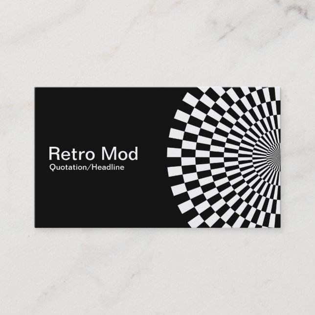 Retro Mod 01 Visitenkarte (Vorderseite)