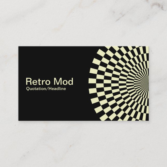 Retro Mod 07 Visitenkarte (Vorderseite)