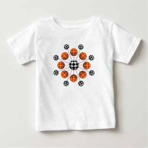 Retro Mod 3D-Sternexplosion Baby T-shirt