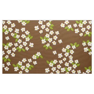 Retro Mod 60er 70er Blume Stoffmuster Stoff