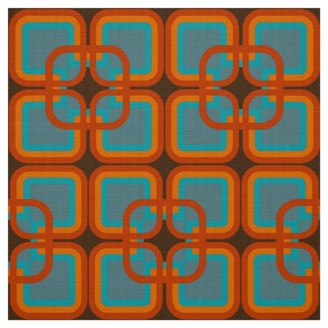 Retro Mod 60er 70er Stoffmuster Stoff (Muster)