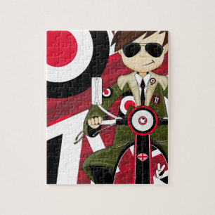 Retro Mod auf Roller Puzzle