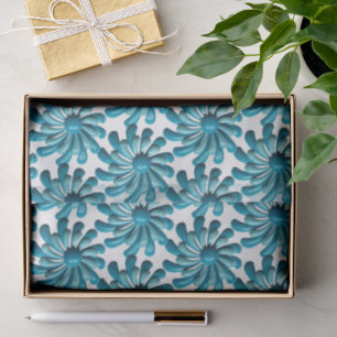 Retro MOD Blume - MCM Frühjahrsgarten Seidenpapier