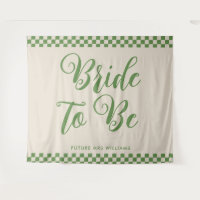 Retro-Mod-Braut als Brautparty-Hintergrund