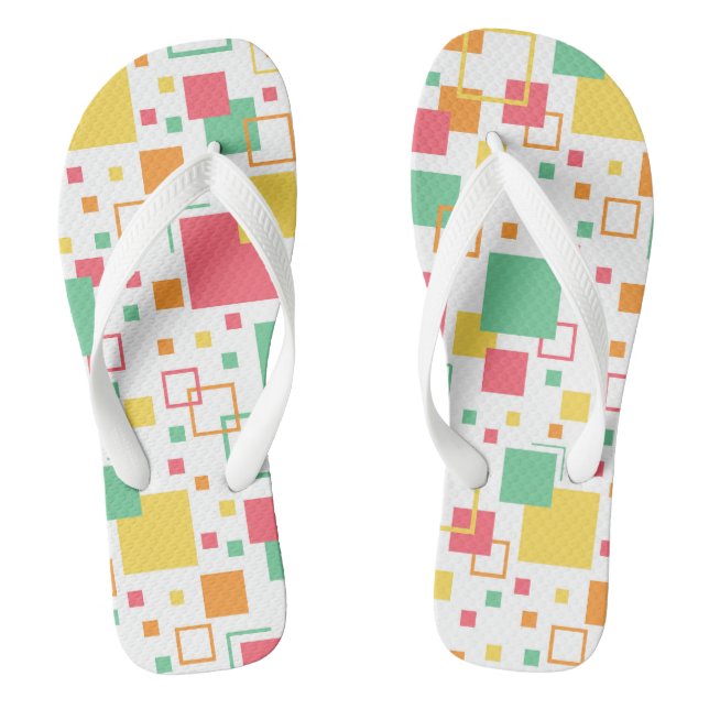 Retro Mod Citrus Flip Flops (Fußbett)