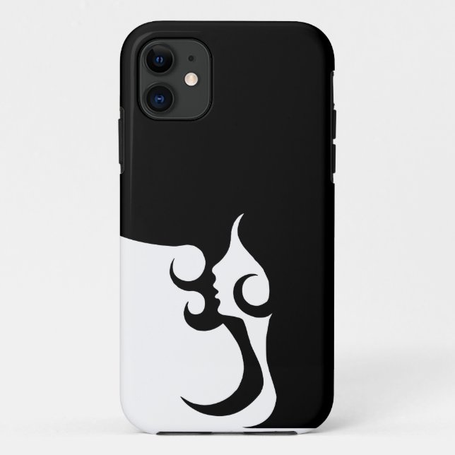 Retro Mod Frau Case-Mate iPhone Hülle (Rückseite)