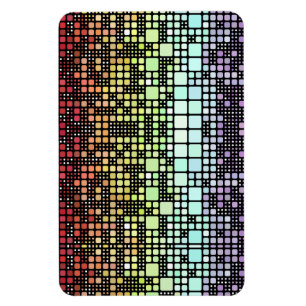 Retro-Mod-Geometrischer Groovy-Funky-Neurogender-S Magnet